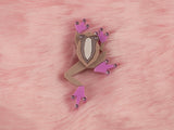 Tree Frog Brooch - Lavender Kiss