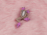 Tree Frog Brooch - Lavender Kiss