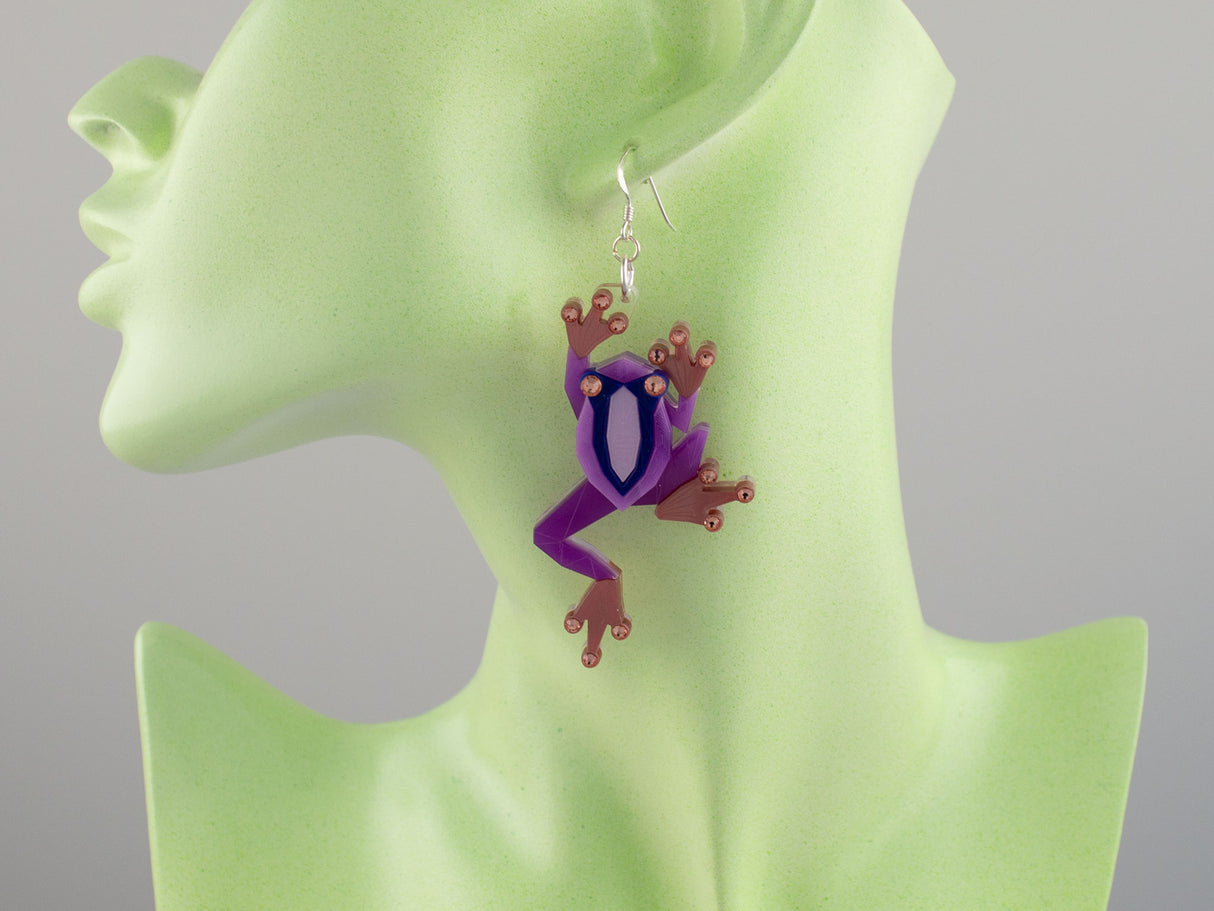 Tree Frog Earrings - Euphoria