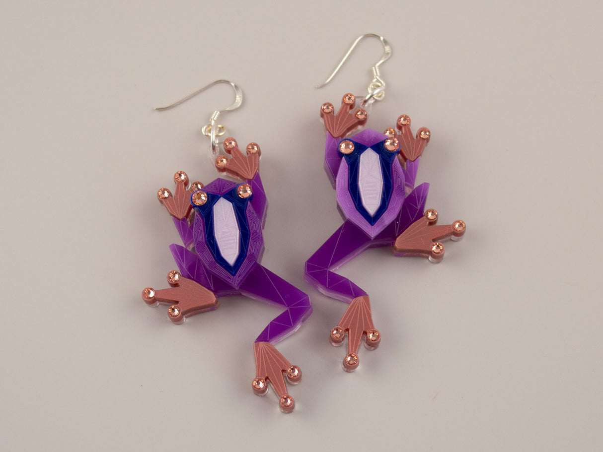 Tree Frog Earrings - Euphoria