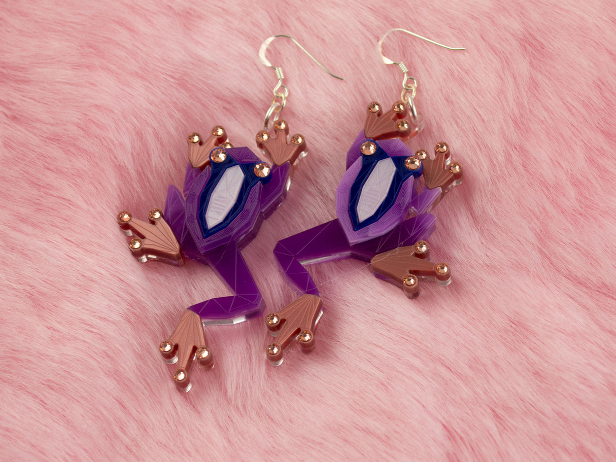 Tree Frog Earrings - Euphoria