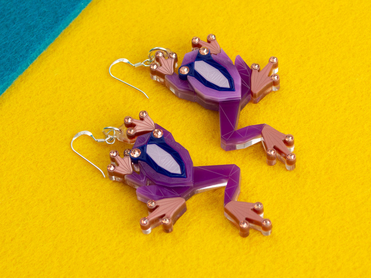 Tree Frog Earrings - Euphoria