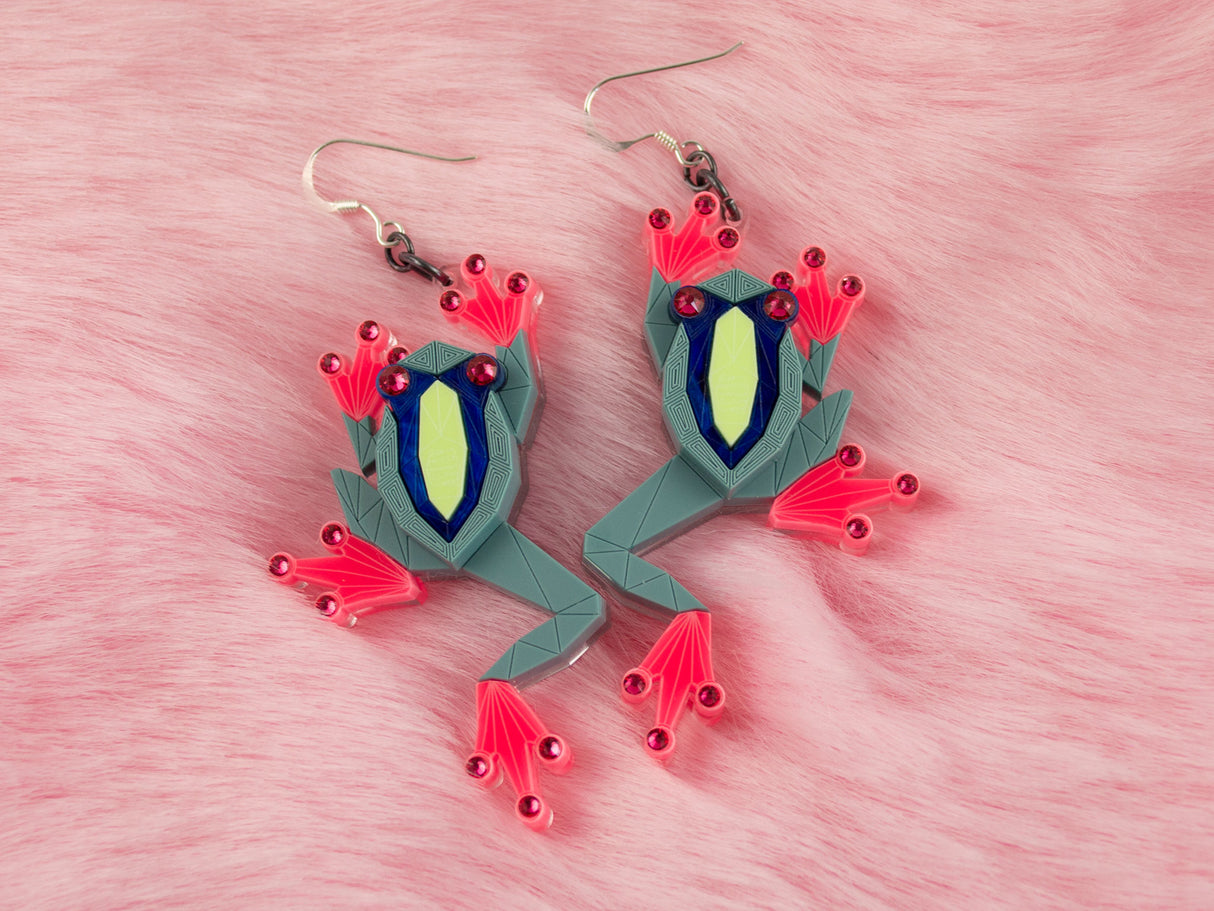 Tree Frog Earrings - Speedway