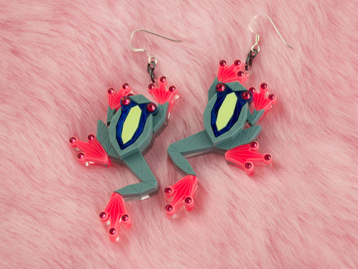 Tree Frog Earrings - Speedway