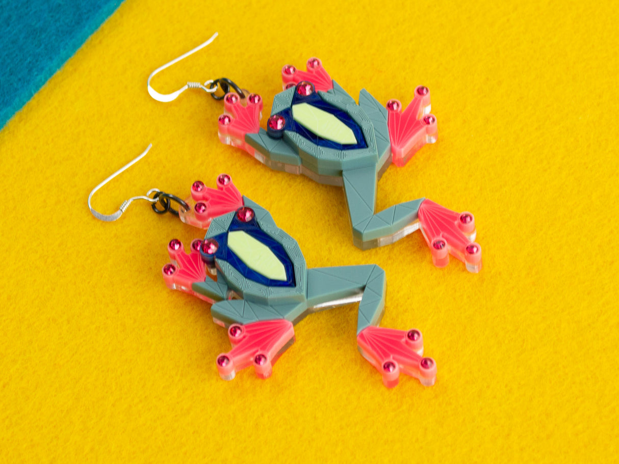 Tree Frog Earrings - Speedway