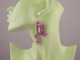 Tree Frog Earrings - Lavender Kiss