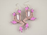 Tree Frog Earrings - Lavender Kiss