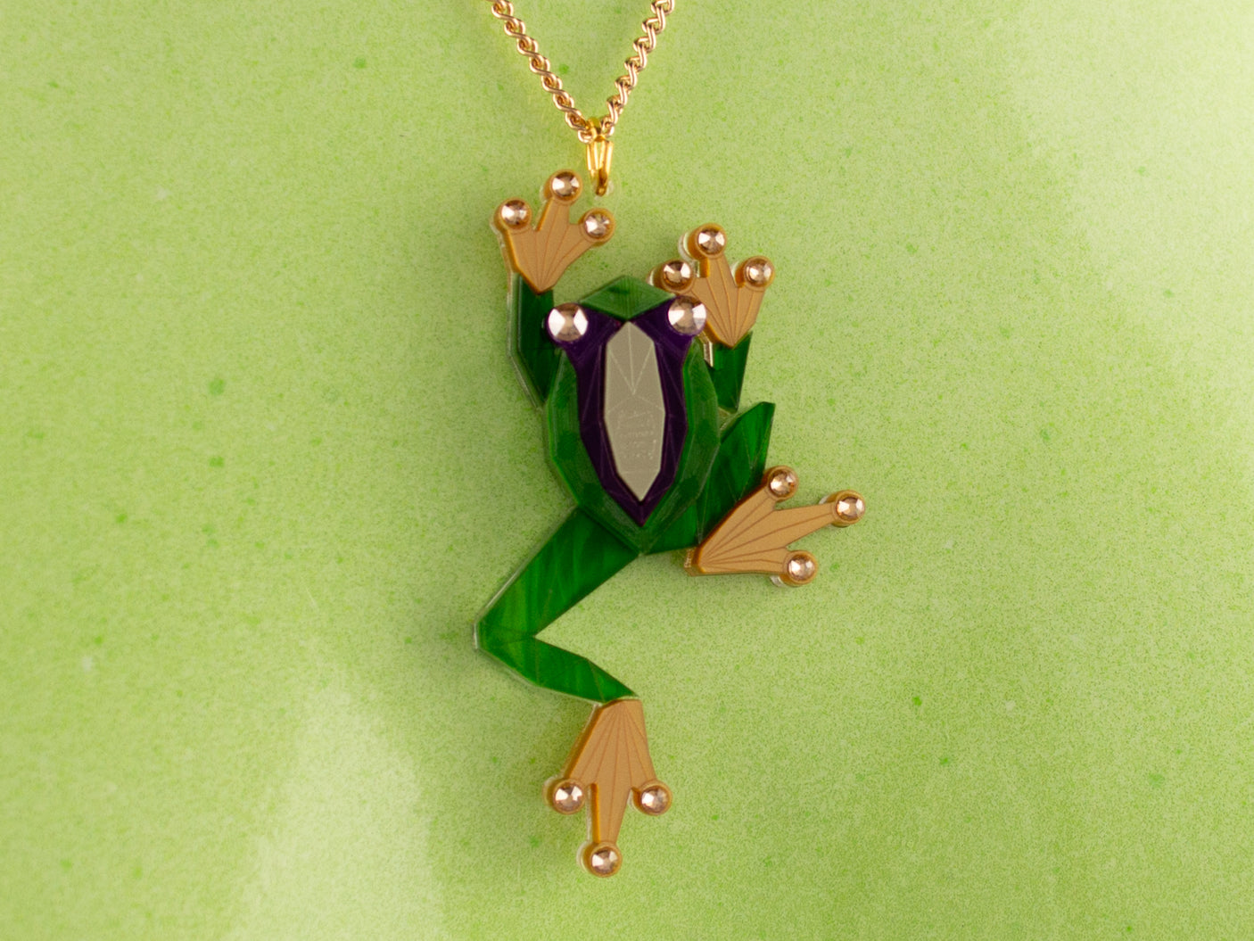 Tree Frog Pendant - King Cobra