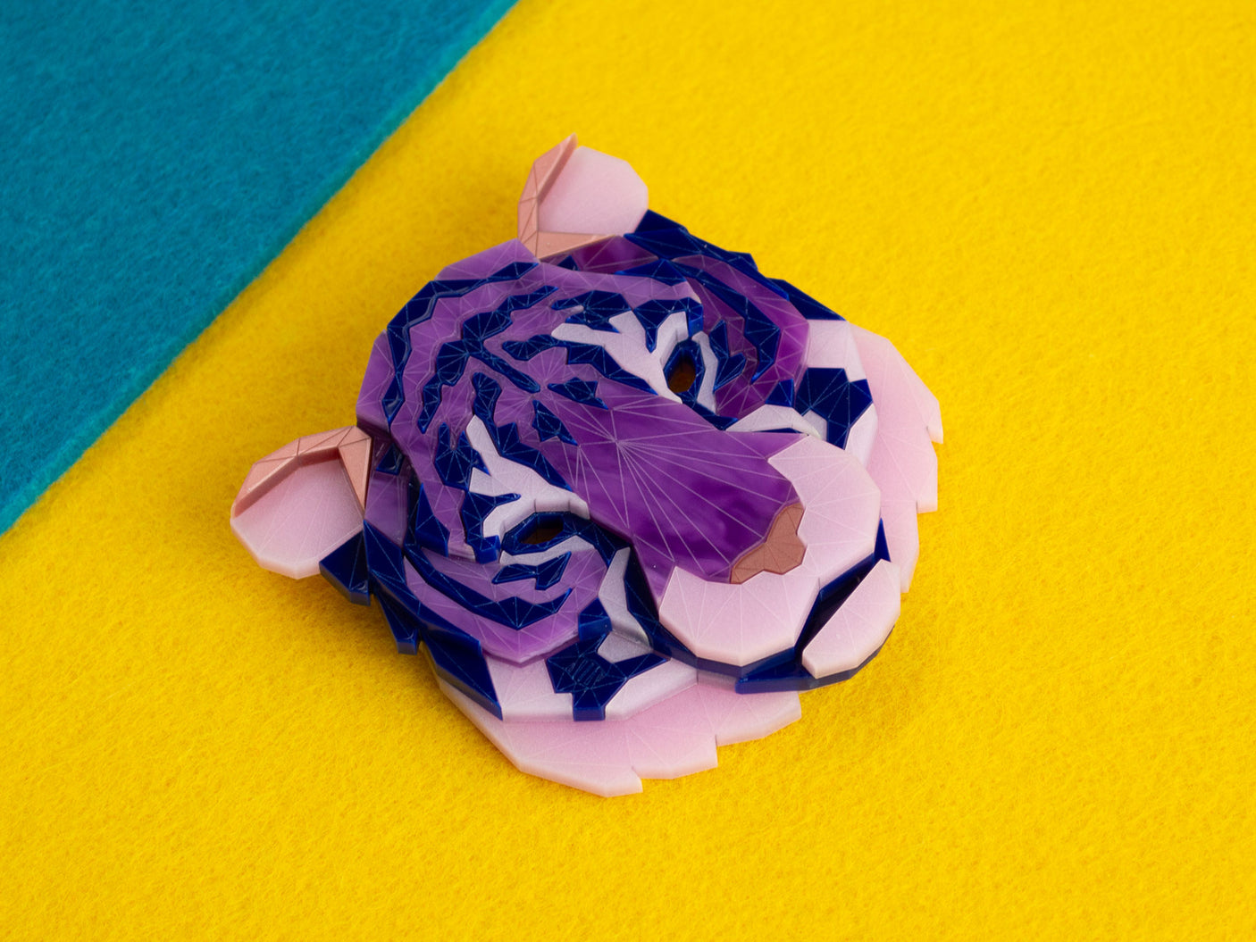 Tiger Head Brooch - Euphoria