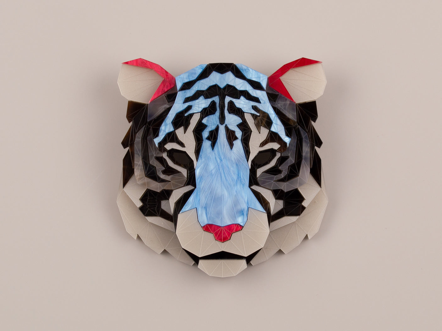 Tiger Head Brooch - Regency