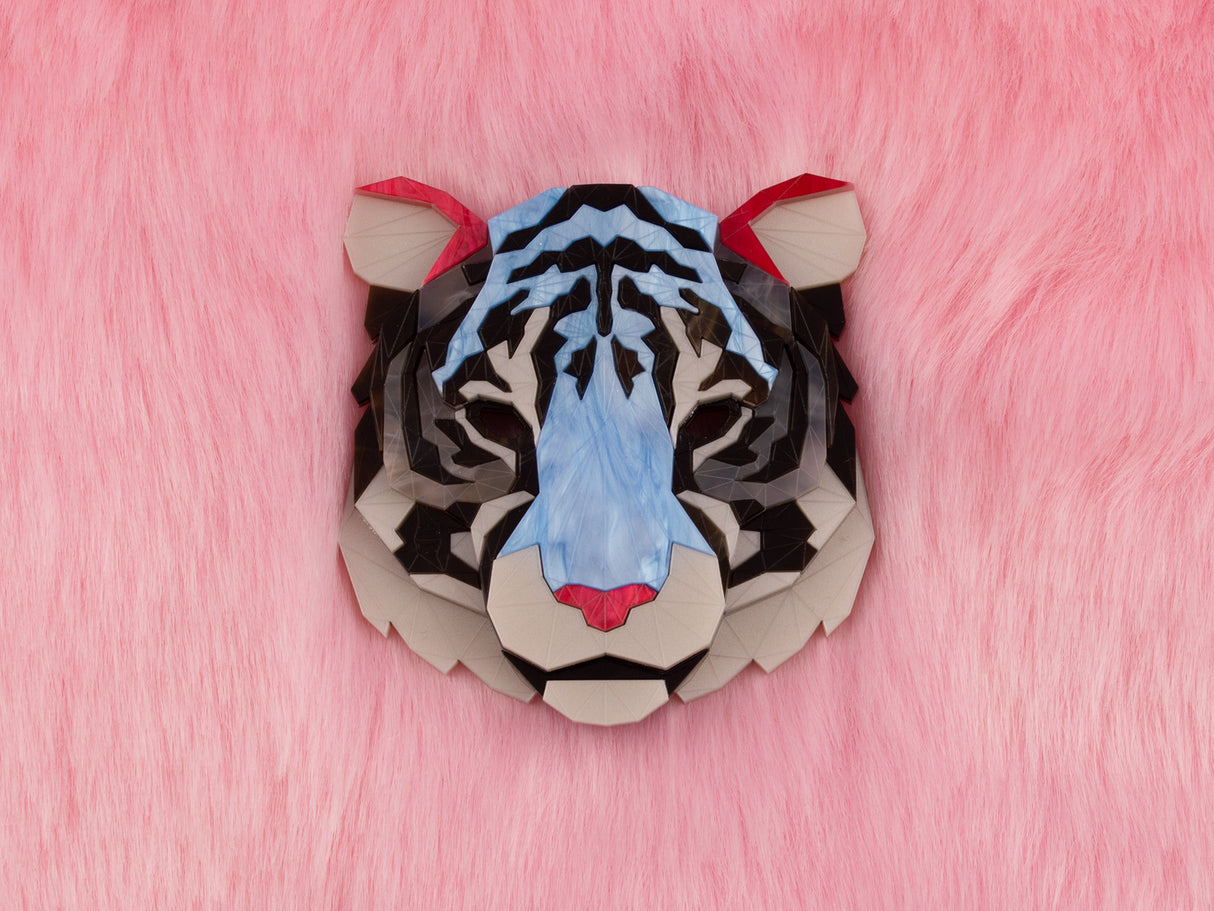 Tiger Head Brooch - Regency