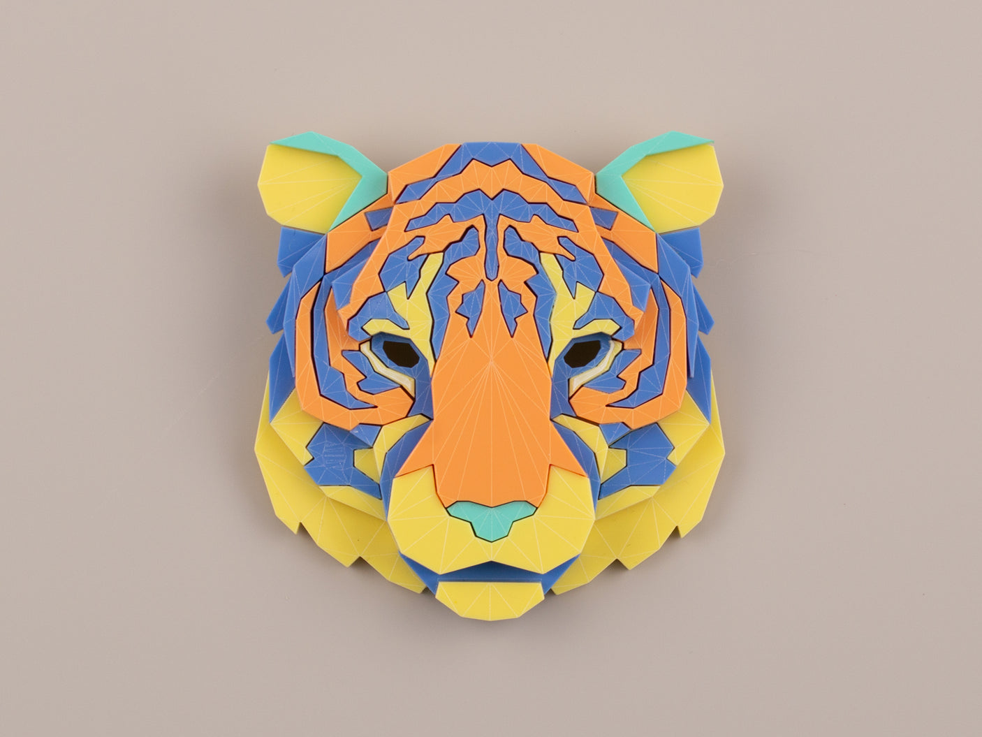 Tiger Head Brooch - Playtime