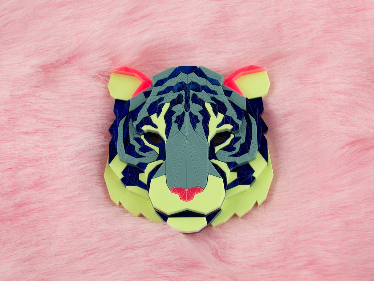 Tiger Head Brooch - Speedway