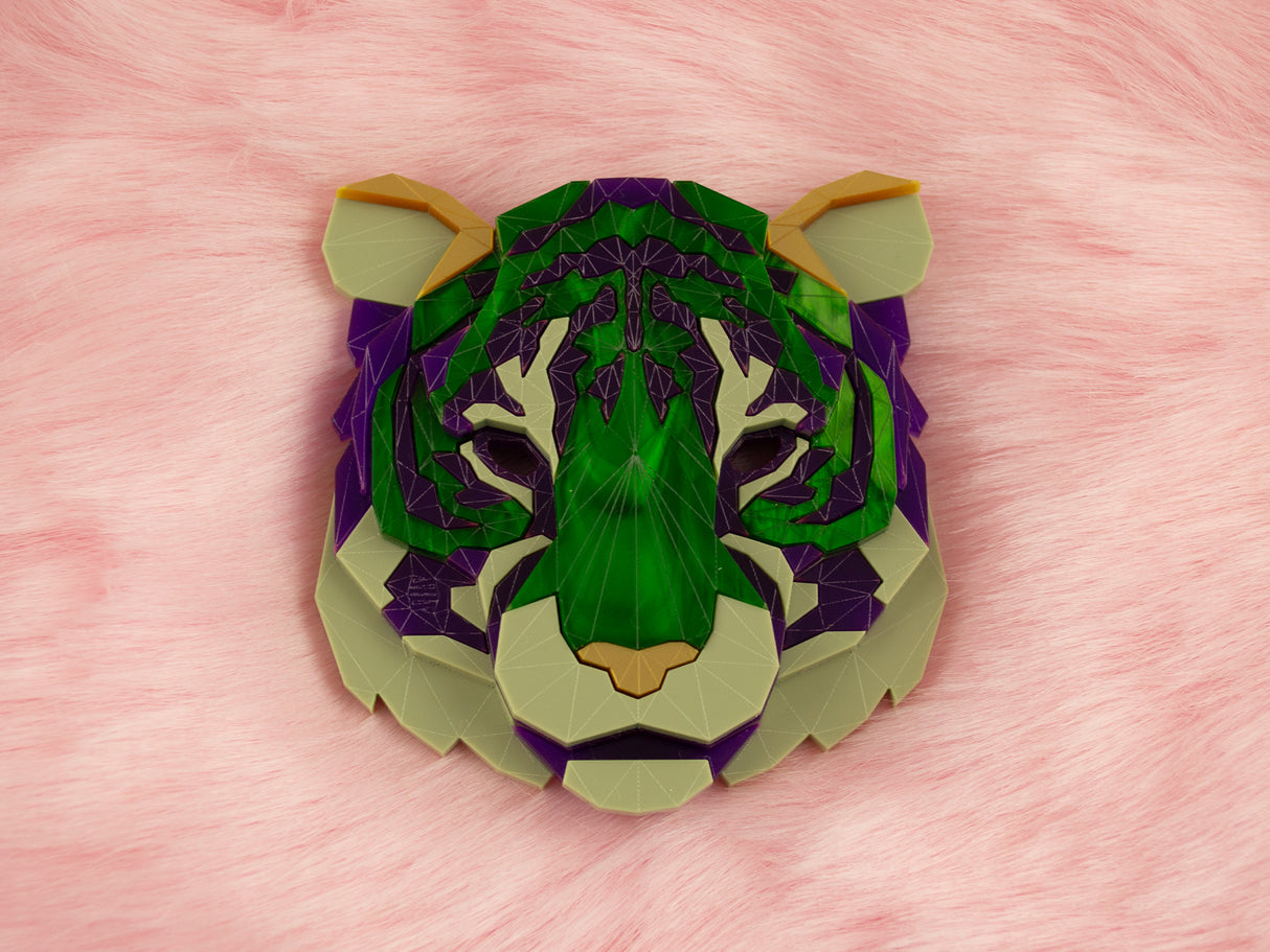 Tiger Head Brooch - King Cobra