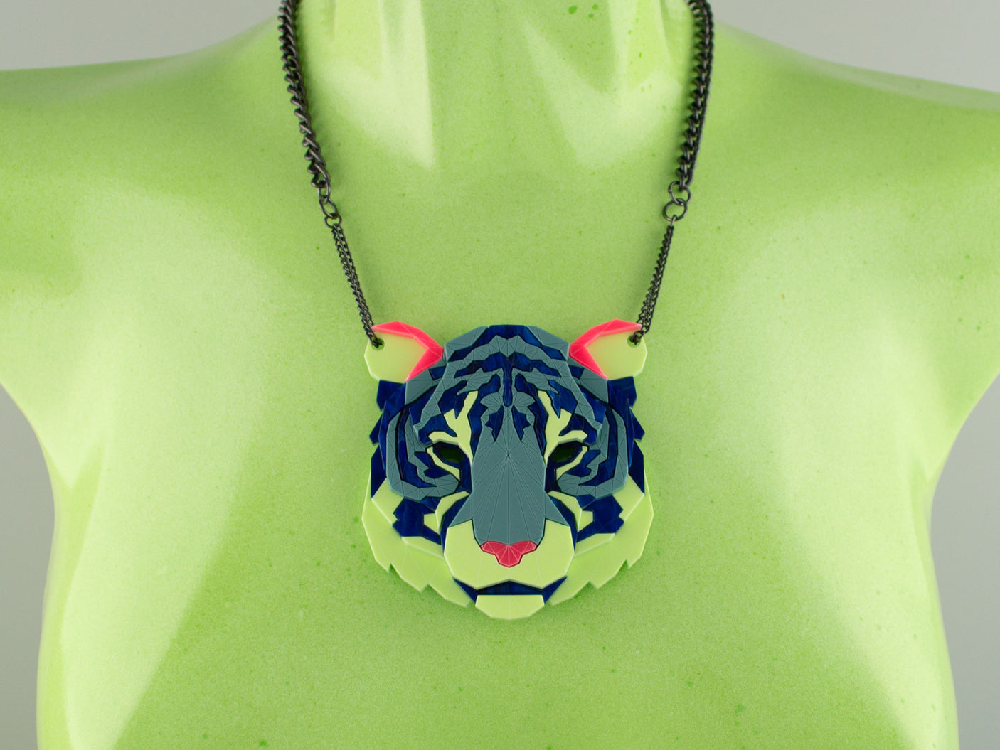 Tiger Head Necklace - Speedway