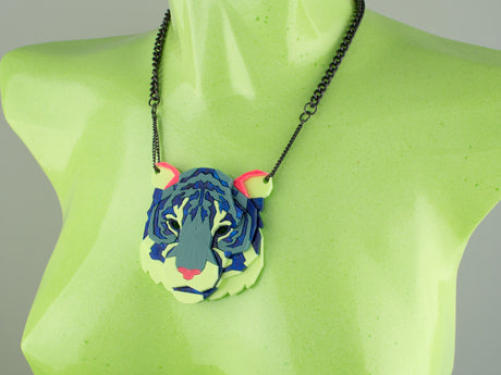 Tiger Head Necklace - Speedway