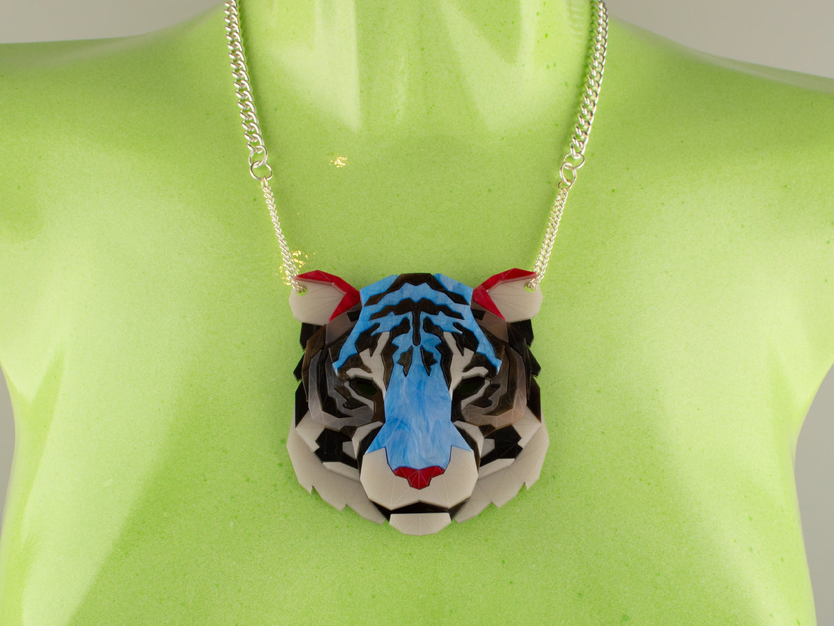 Tiger Head Necklace - Regency