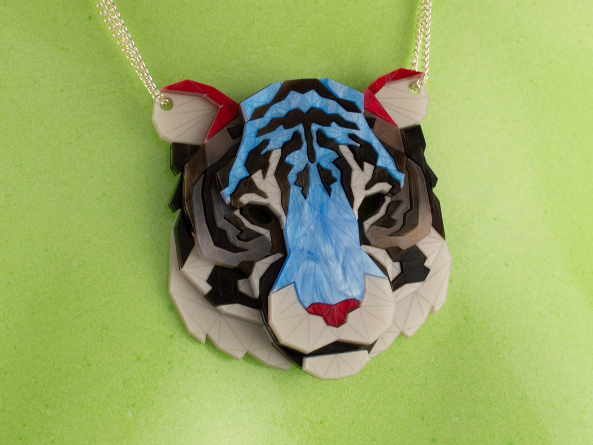 Tiger Head Necklace - Regency