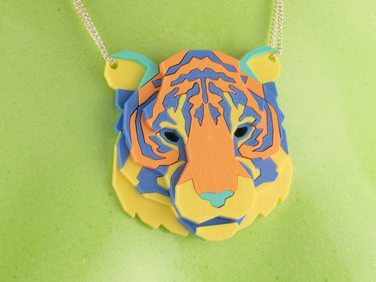 Tiger Head Necklace - Playtime