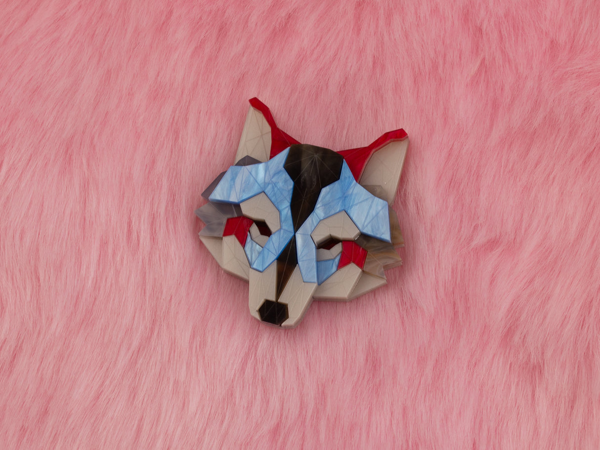 Wolf Head Brooch - Regency