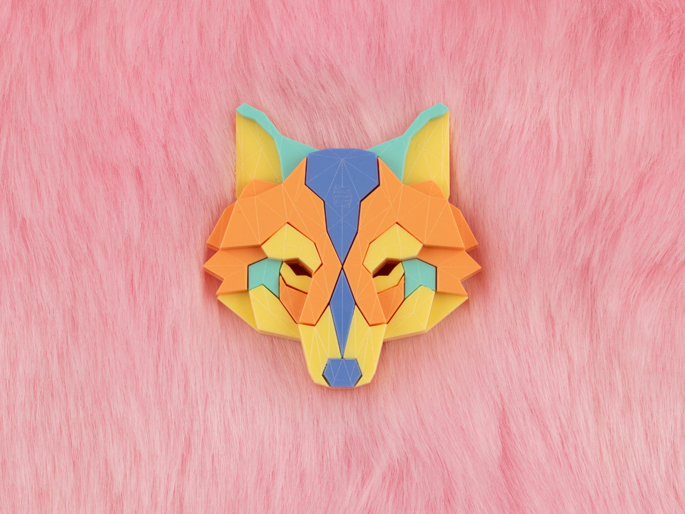 Wolf Head Brooch - Playtime