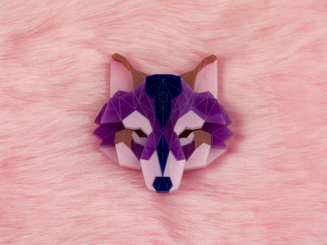 Wolf Head Brooch - Euphoria