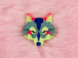 Wolf Head Brooch - Speedway