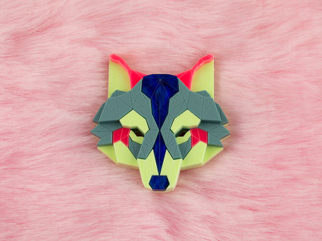 Wolf Head Brooch - Speedway