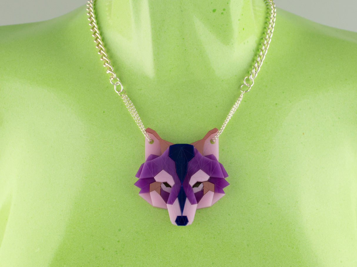 Wolf Head Necklace - Euphoria