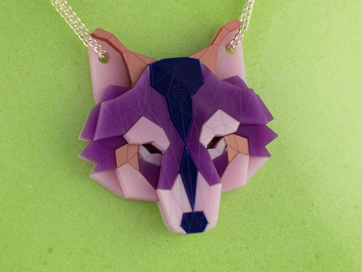 Wolf Head Necklace - Euphoria