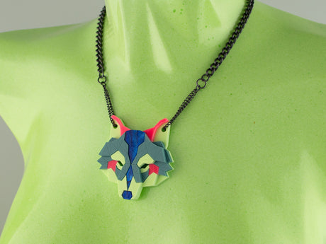 Wolf Head Necklace - Speedway