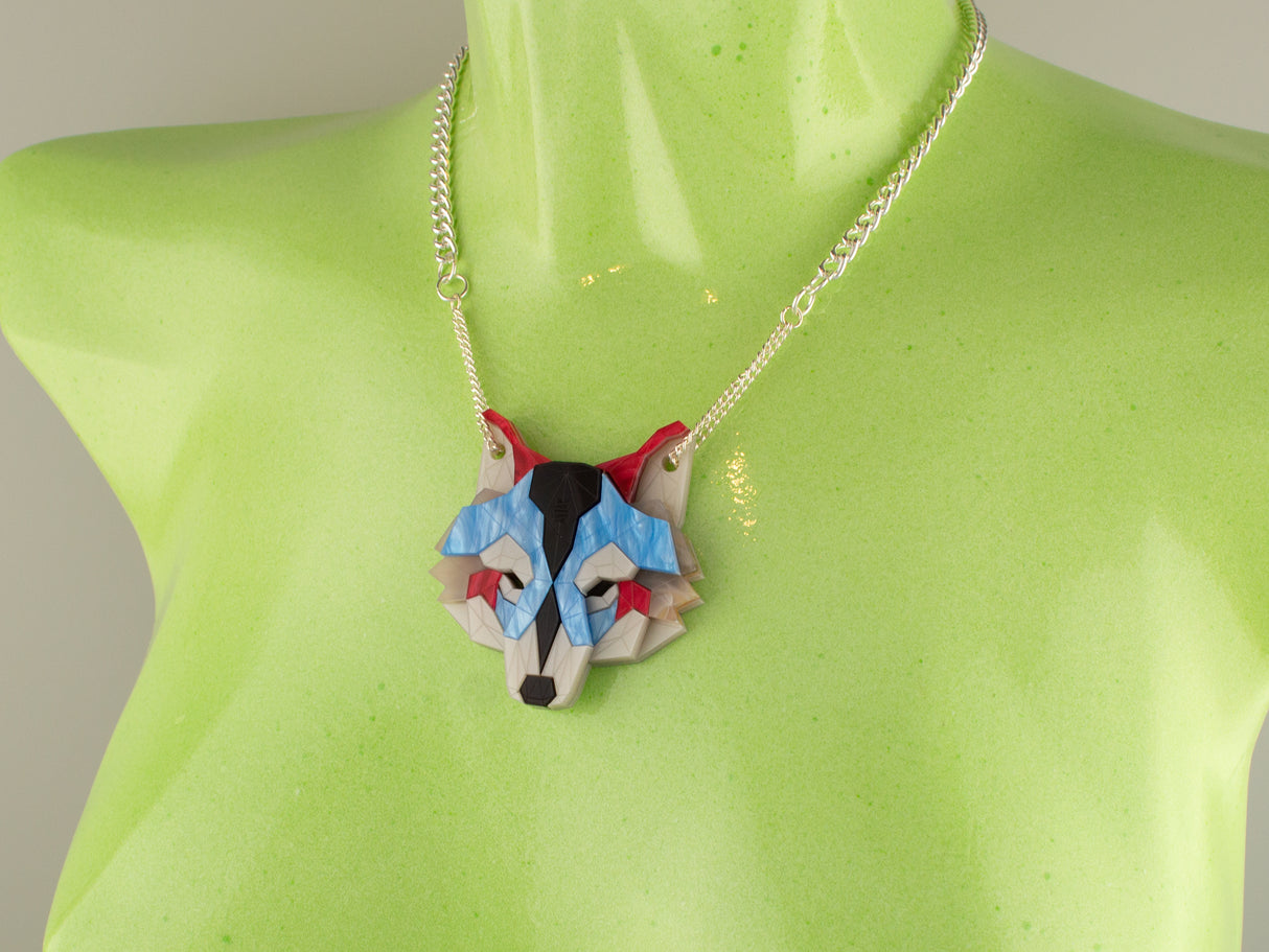 Wolf Head Necklace - Regency