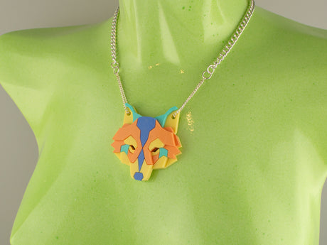 Wolf Head Necklace - Playtime