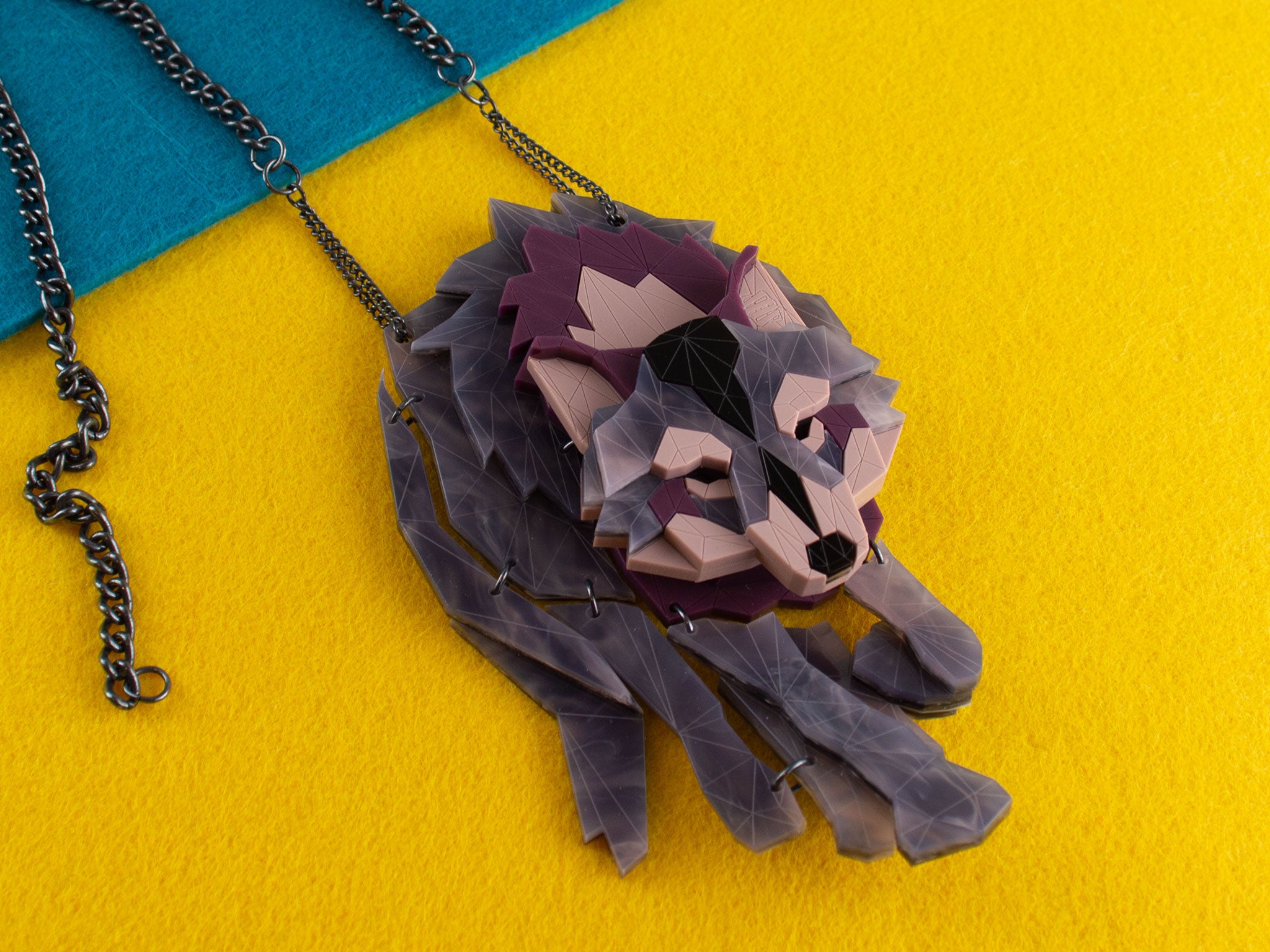 Origami on sale wolf necklace