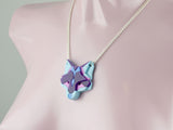 Fox Head Necklace - Flowers