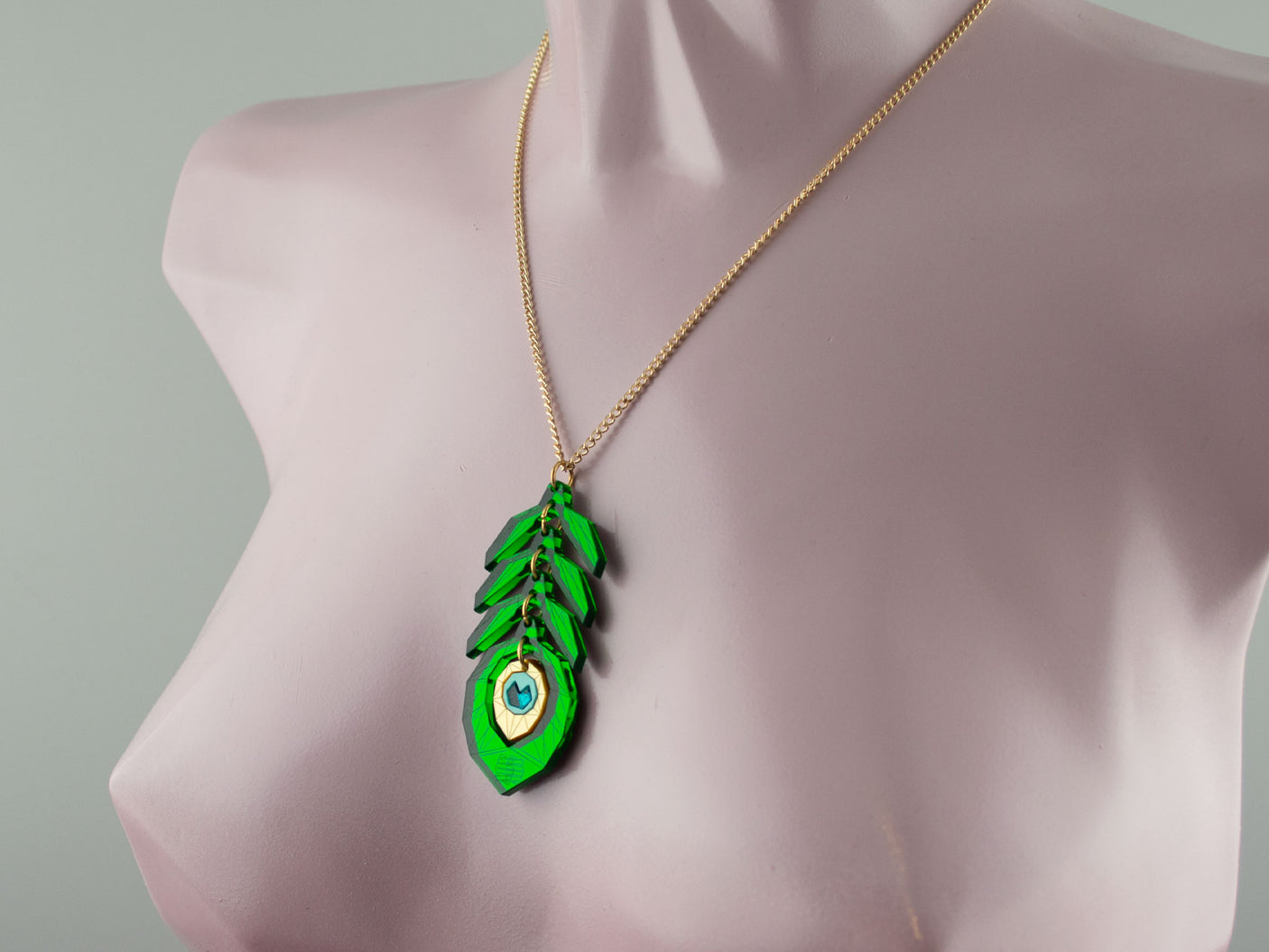 Peacock Feather Pendant