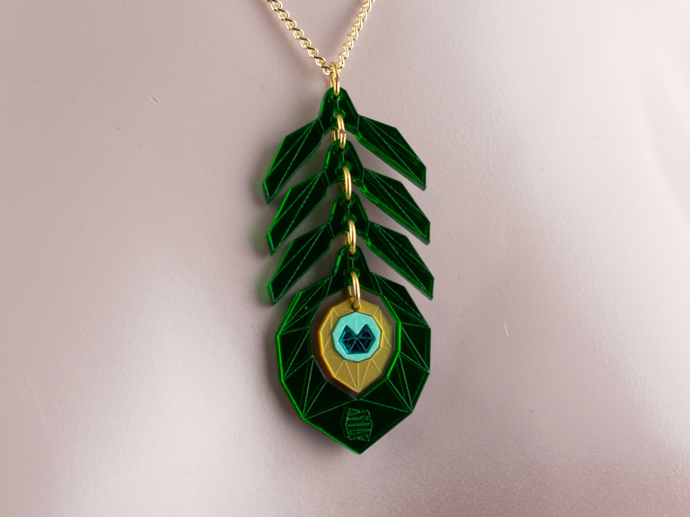 Peacock Feather Pendant