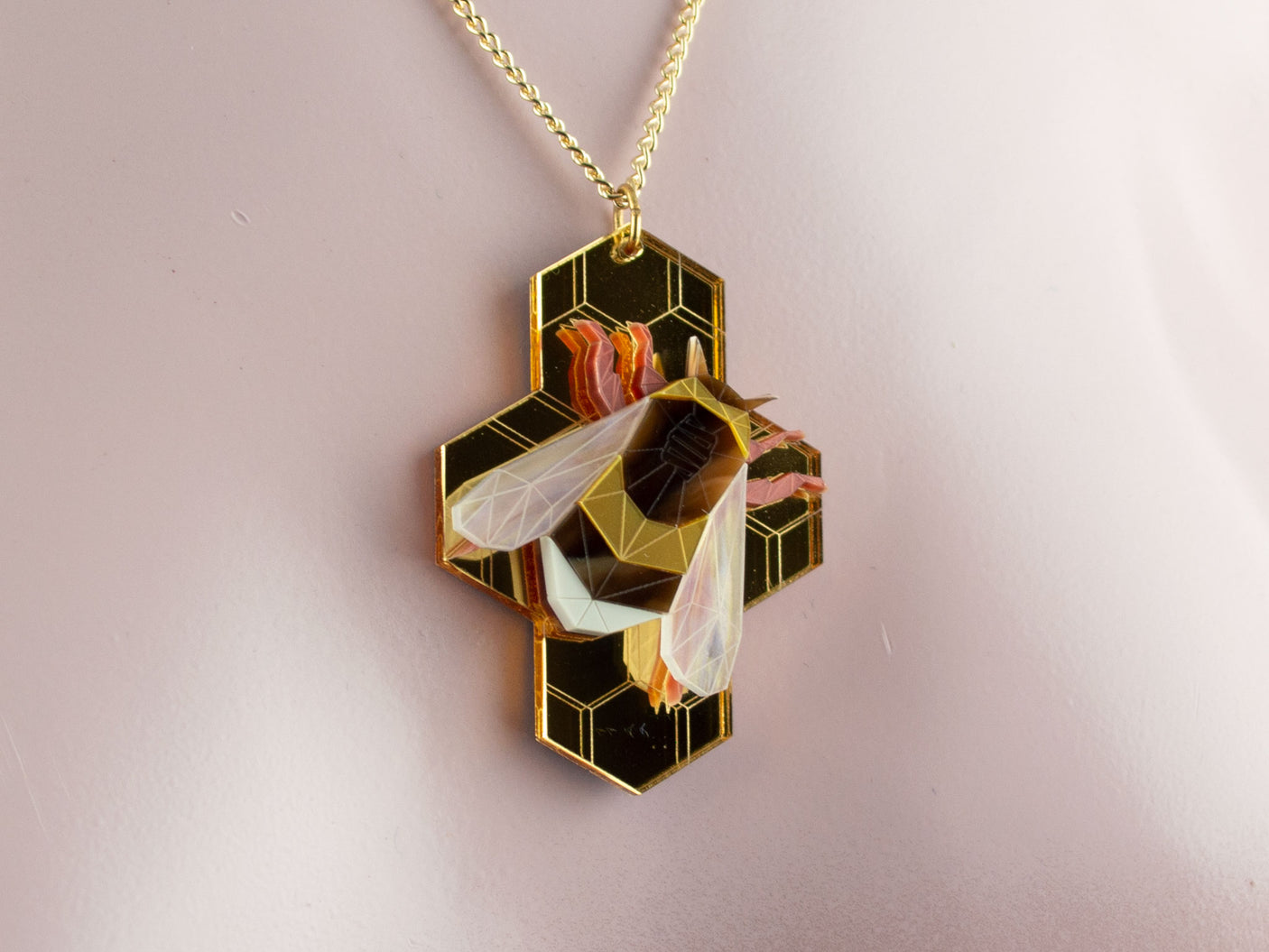 Bumblebee & Hive Pendant