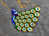 Peacock Statement Necklace