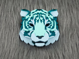 Tiger Head Brooch - Aqua Kingdom